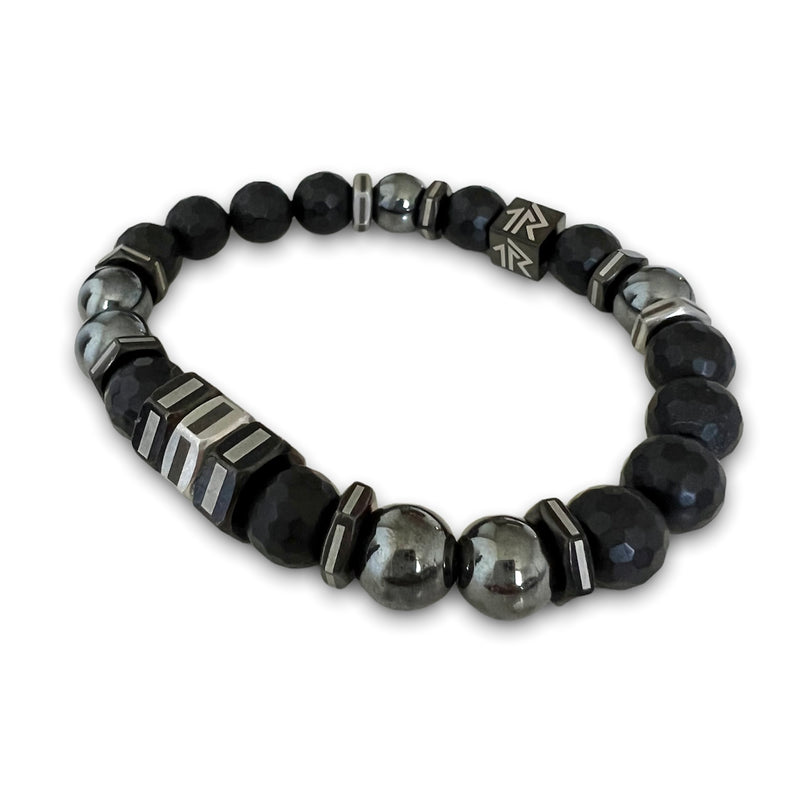 Premium Engraved Onyx/Hematite